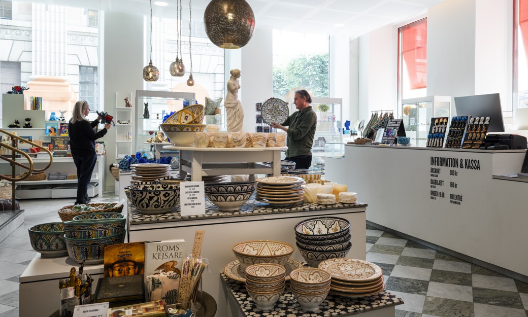 Museibutiken på Medelhavsmuseet